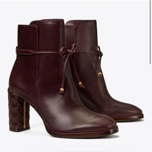 Tory Burch Shoes - Tory Burch Basket Weave Ankle Boots